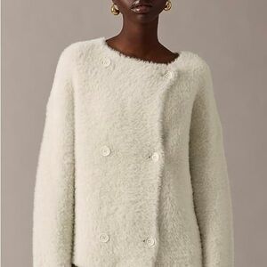 J. Crew Cream Teddy Jacket